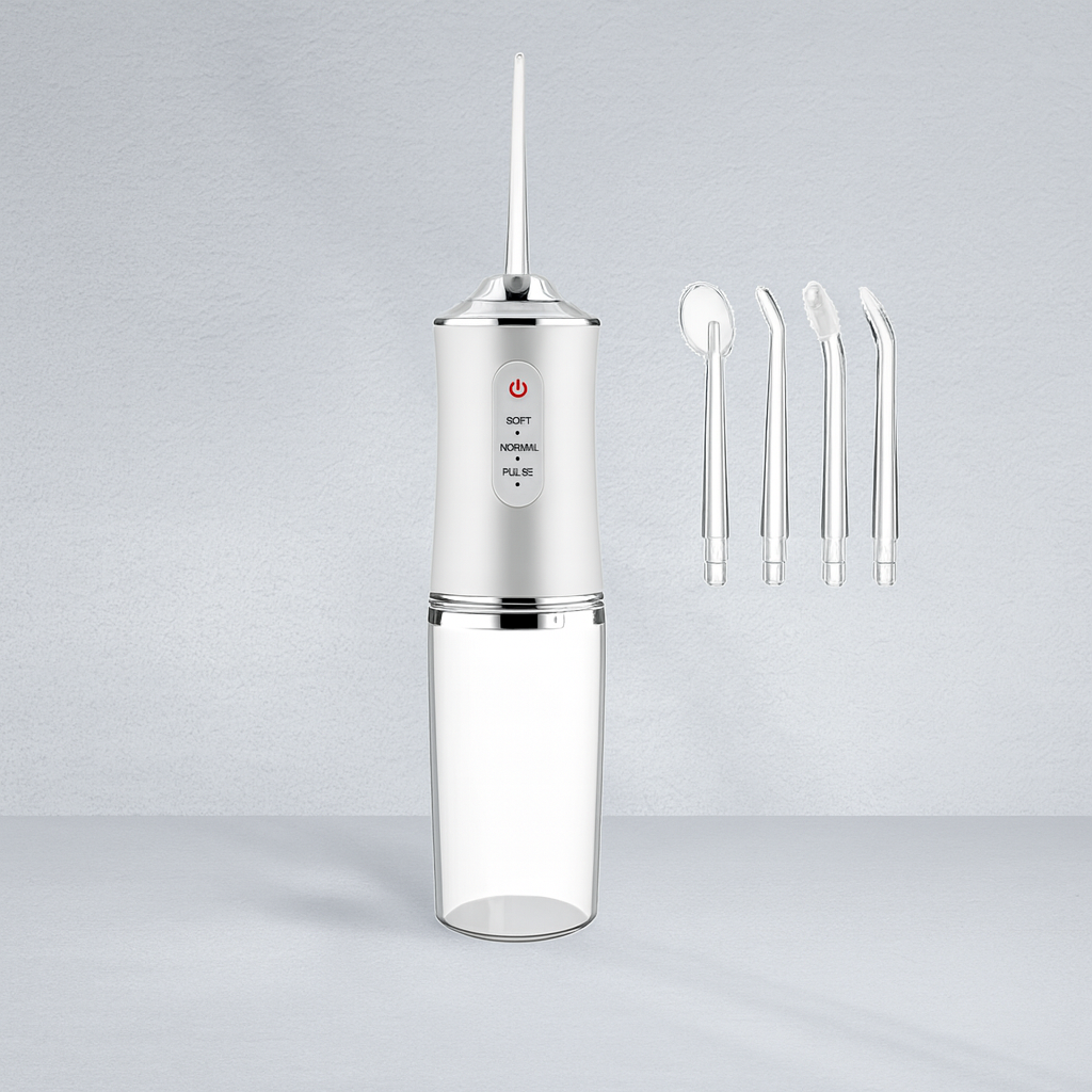 AquaDent™ – Smart Portabel Munspolning med Tryckrent Vatten